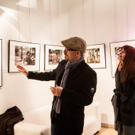 Exhibitions of photographs by Maciej Nowak. “Jazz in big city. Photographing New York” / 22.04.2016 / Underground of Centre of Culture / phot. Paweł Owczarczyk