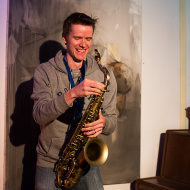 Jazz w mieście / Derek Brown "BEATbox SAX" / 20.04.2016 / Jezuicka Kuchnia Klasztorna, fot. Wojtek Kornet