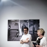 Vernissage of the photography exhibition of Maciej Nowak “Looking at jazz” / Gallery „OKNA” of Municipal Public Library in Lublin - photo 6/8