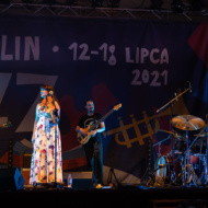 Aleksandra Kutrzepa Quartet feat. Mikołaj Trzaska (PL) | 12. Lublin Jazz Festiwal | 13.07.2021 | fot. Wojtek Kornet - zdjęcie 12/19