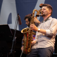 Tomasz Dąbrowski & Istnienia Poszczególne (PL/DK) | 12. Lublin Jazz Festiwal | 18.07.2021 | fot. Wojtek Kornet - zdjęcie 8/8